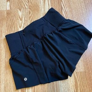 Size 6- Lululemon shorts with spandex